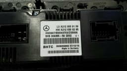 MERCEDES-BENZ Mercedes E Class W212 Car Climate Control A2129009109 Air Conditioning Panel A/C — thumbnail 5