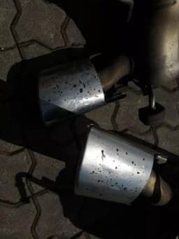 MERCEDES-BENZ Mercedes E350 AMG PACK DIESEL W207 exhaust silencer A2074906121 exhaust OM642 V6 — thumbnail 6