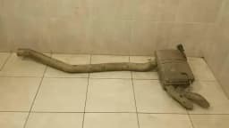 MERCEDES-BENZ Mercedes GL X166 exhaust silencer A1664901433 exhaust silencer OM642 V6 — thumbnail 1