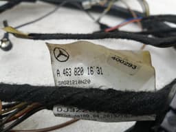 MERCEDES-BENZ MERCEDES G-WAGEN W463 WIRING LOOM A4638201631 WIRING HARNESS REAR VIEW CAMERA — thumbnail 5