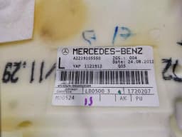 MERCEDES-BENZ Mercedes S-class W221 FLH seat lower pad A2219100751 front left seat leather — thumbnail 7