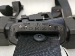 MERCEDES-BENZ Mercedes S W221 rear seat belt set A2218601185 seat belt belt rear set — thumbnail 6