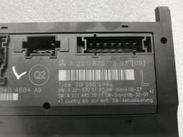MERCEDES-BENZ Mercedes S-class W221 FLH seat module A2218707393 front left seat control unit — thumbnail 5