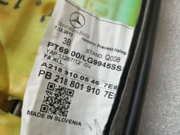 MERCEDES-BENZ Mercedes CLS W218 Left Lower Seatpad A2189100546 Left Seat Leather 7E80 — thumbnail 6