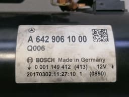 MERCEDES-BENZ Mercedes GLS 350D starter engine A6429060800 starter OM642 — thumbnail 5