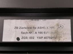 MERCEDES-BENZ Mercedes GLS X166 Roof Moulding Set A1666900180 — thumbnail 8