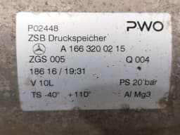 MERCEDES-BENZ Mercedes GLS X166 Suspension Reservior A1663200215 Accumulator Air Suspension — thumbnail 6