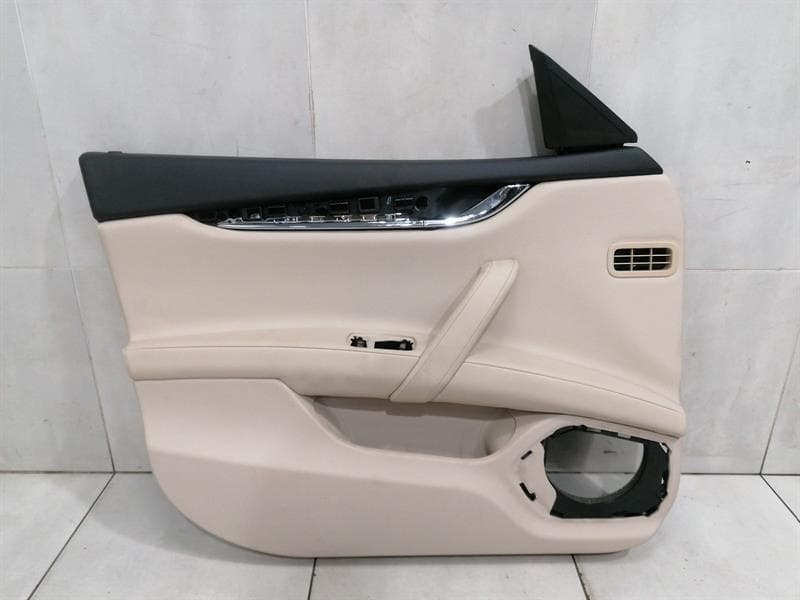 MASERATI QUATTROPORTE VI M156 Door Card Front Left SAND BEIGE RHD RIGHT HANDLEBAR