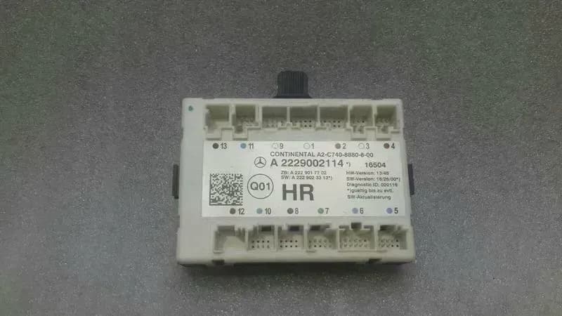 MERCEDES-BENZ Mercedes S-Class W222 RRH door module A2229002114 door control unit rear right