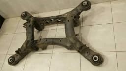 MERCEDES-BENZ Mercedes GLS X166 subframe rear A1663505900 axle frame rear axle — thumbnail 3