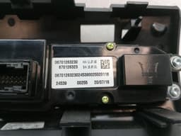 MASERATI MASERATI GHIBLI M157 Car Climate Control 670126323 Air Conditioning Control Panel A/C — thumbnail 5