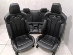 BMW BMW M3 COUPE F82 SPORT SEATS BUCKETS SPORT RHD Seats LEATHER BLACK SET — thumbnail 8