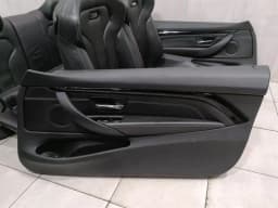 BMW BMW M3 COUPE F82 SPORT SEATS BUCKETS SPORT RHD Seats LEATHER BLACK SET — thumbnail 6