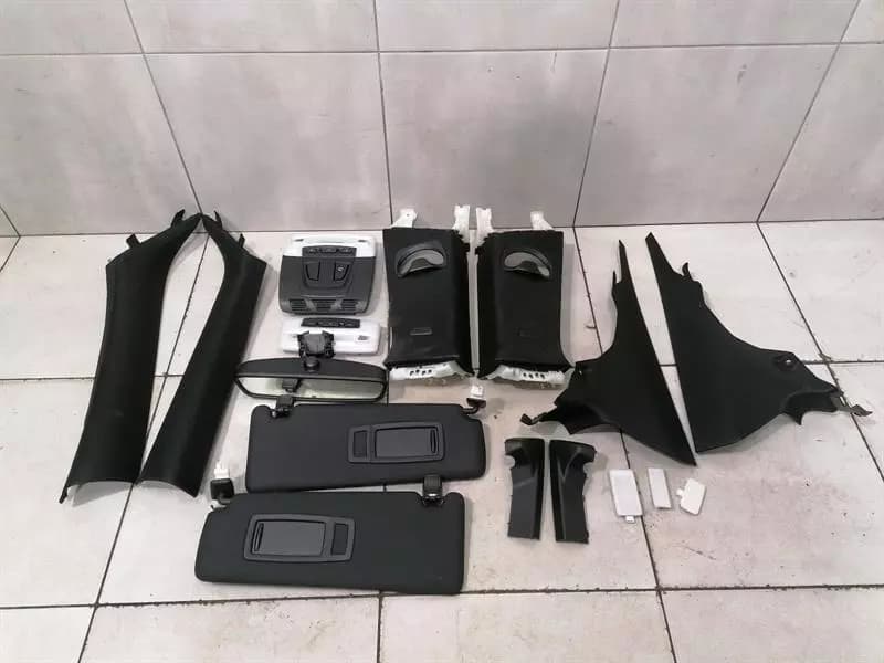 BMW BMW M4 F82 Roof Lining Parts Black Set Black Headliner Parts Sun Visor