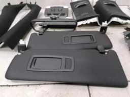 BMW BMW M4 F82 Roof Lining Parts Black Set Black Headliner Parts Sun Visor — thumbnail 2
