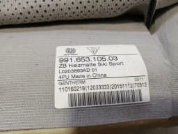 PORSCHE Porsche 911 991 Right Seat Pad Cussion 99152116227GDC Right Seat LEATHER Cover — thumbnail 10