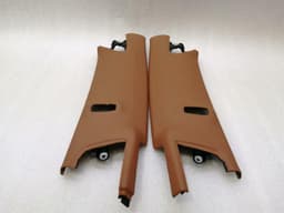 PORSCHE PORSCHE 911 991 99155545601 CINNAMON BROWN LEATHER A-PILLAR SET EXCLUSIVE CONVERTIBLE SET — thumbnail 4