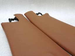 PORSCHE PORSCHE 911 991 99155545601 CINNAMON BROWN LEATHER A-PILLAR SET EXCLUSIVE CONVERTIBLE SET — thumbnail 5