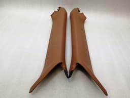 PORSCHE PORSCHE 911 991 99155545601 CINNAMON BROWN LEATHER A-PILLAR SET EXCLUSIVE CONVERTIBLE SET — thumbnail 6