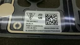 PORSCHE Porsche Cayenne 958 Seat Occupancy Sensor 7P5963553 Seat Occupancy Detection — thumbnail 7