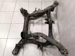 PORSCHE Porsche Cayenne 958 92A rear subframe 7P5599030L axle frame rear axle — thumbnail 3