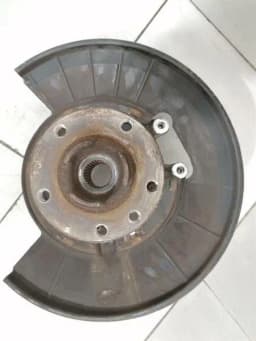 PORSCHE Porsche Cayenne 958 92A Left Rear Hub 95833161101 Wheel Bearing Housing Rear Left — thumbnail 3