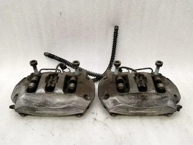 PORSCHE Porsche Cayenne 958 92a Rear Caliper Set 7P0615424 Rear Brake Saddle Set