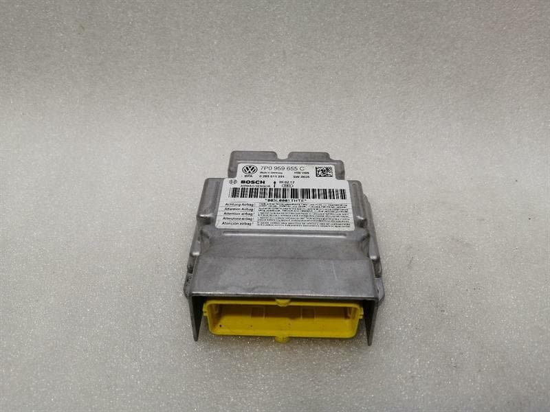 PORSCHE Porsche Cayenne 958 92a Safety Module ECU 7P0959655C Air Control Unit SRS