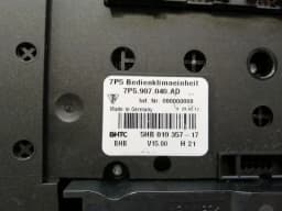 PORSCHE Porsche Cayenne 958 Center Console Switch 7P5907040AD Climate Control Panel Switch — thumbnail 8
