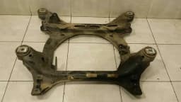 PORSCHE Porsche Cayenne 958 92A Beam Subframe Front 7L0499314C Front Axle Carrier — thumbnail 2