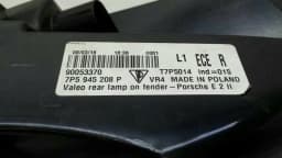 PORSCHE Porsche Cayenne 958 92a mk2 15-17 Right Rear Light 7P5945208P Tail Light Right — thumbnail 5