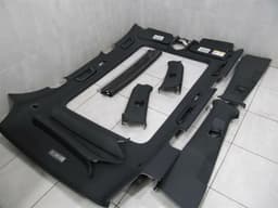 PORSCHE PORSCHE CAYENNE 958 92A PANORAMIC ROOF LINING CAYENNE HEADLINER SET BLACK BLACK — thumbnail 1