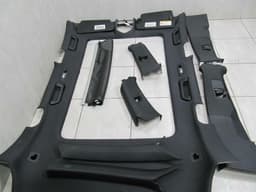 PORSCHE PORSCHE CAYENNE 958 92A PANORAMIC ROOF LINING CAYENNE HEADLINER SET BLACK BLACK — thumbnail 2