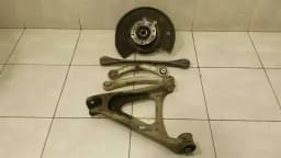 PORSCHE Porsche Cayenne 958 right rear hub 95833161201 wheel bearing housing rear right — thumbnail 1