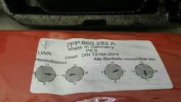 PORSCHE Porsche Cayenne 958 92A Saver Kit 7PP860282A First Aid Kit + Pump Tyre Pump — thumbnail 8