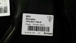 PORSCHE Porsche Cayenne 958 92A FRH Door Winder 7P5837756D Window Regulator Front Right — thumbnail 2