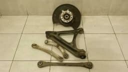 PORSCHE Porsche Cayenne 958 MK2 Left Rear Hub 95833161101 Wheel Bearing Housing Rear Left — thumbnail 1