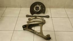 PORSCHE Porsche Cayenne 958 right rear hub 95833161201 wheel bearing housing rear right — thumbnail 6