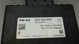 AUDI Audi A7 4G voltage module 8K0959663 voltage stabiliser control unit — thumbnail 6
