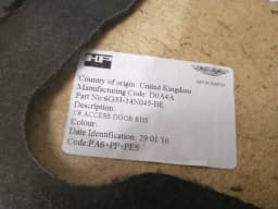 ASTON MARTIN Aston Martin Vantage Boat Lid Cover Set 6G33-45456-BC Boot Liner — thumbnail 5