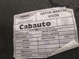 ASTON MARTIN Aston Martin Vantage Boat Compartment Cover 6G33-L45422 Boot Liner — thumbnail 10