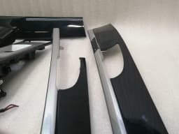 PORSCHE Porsche Panamera 970 RHD Piano Laquer Black Veneer Set 97055335100 Bar RHD — thumbnail 6