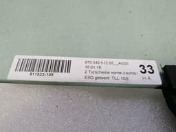 PORSCHE Porsche Panamera 970 right front door glass 97054251205 door window front right — thumbnail 4