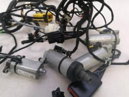 PORSCHE Porsche Panamera 970 left seat parts left front seat adjustment 12way motors — thumbnail 4