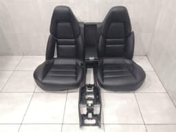 PORSCHE PORSCHE Panamera 970 REAR LEATHER SEAT REAR SEAT BLACK BLACK REAR SEAT — thumbnail 1