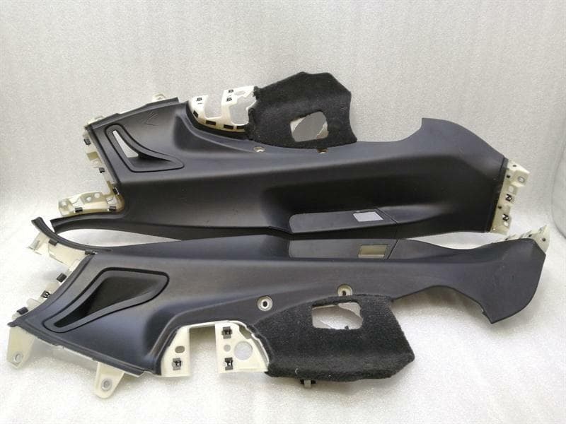PORSCHE Porsche Panamera 970 97055519601 C-Pillar Leather Black Rear Set Kit Cover C