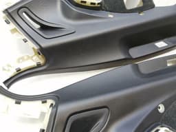 PORSCHE Porsche Panamera 970 97055519601 C-Pillar Leather Black Rear Set Kit Cover C — thumbnail 8