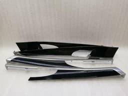 PORSCHE Porsche Panamera 970 veneer set piano lacquer lacquer wood strip set Black — thumbnail 4