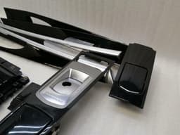 PORSCHE Porsche Panamera 970 veneer set piano lacquer lacquer wood strip set Black — thumbnail 2