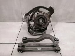 PORSCHE Porsche Panamera 970 Right Rear Hub 97033161220 Wheel Bearing Housing Rear Right Set — thumbnail 1
